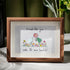 Friends Like You Make Life More Beautiful Sea Glass Framed Art - Walnut Brown - 6" X 8" - image 6