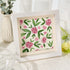 Pink Hydrangea Floral Sea Glass Framed Art - image 2