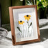 Daisy Handmade Sea Glass Framed Art - image 2