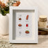 Breakfast Theme Bread Coffee Sea Glass Framed Art - White - 8" X 6" - image 5