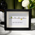 Dare to Be Different Cute Birds Sea Glass Framed Art - Black - 6" X 8" - image 3