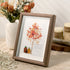 Autumn Quotes Fall Leaves Pumpkin Sea Glass Framed Art - image 1