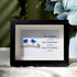 Laughs Memories and Friendship Birds Sea Glass Framed Art - Black - 6" X 8" - image 5
