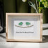 Thank You For Being A Friend Friendship Gift Sea Glass Framed Art - Oak - 6" X 8" - image 0