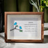 Friendship Poem To My Friend Sea Glass Framed Art - Walnut Brown - 6" X 8" - image 0