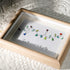 Christmas Light Bulbs Sea Glass Framed Art - image 2