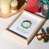 Christmas Wreath And Wreath Sea Glass Framed Art - image 2