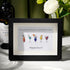 Happy Hour Cocktail Sea Glass Framed Art - Black - 6" X 8" - image 4