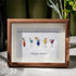 Happy Hour Cocktail Sea Glass Framed Art - Walnut Brown - 6" X 8" - image 6