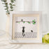 Cat Sea Glass Framed Art - White - 8" X 8" - image 4
