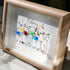 Cocktail Party Sea Glass Framed Art - image 3