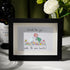 Friends Like You Make Life More Beautiful Sea Glass Framed Art - Black - 6" X 8" - image 1