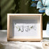 Let There Be Joy Sea Glass Framed Art - Oak - 6" X 8" - image 1