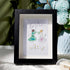 Cheers To My Bestie Sea Glass Framed Art - Black - 8" X 6" - image 6