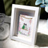Bestie Sitting On The Swing Around Blossom Flower Sea Glass Framed Art - image 2