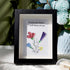 If Mothers Were Flowers Sea Glass Framed Art - Black - 8" X 6" - image 1