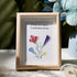 If Mothers Were Flowers Sea Glass Framed Art - Oak - 8" X 6" - image 6