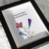 If Mothers Were Flowers Sea Glass Framed Art - image 3