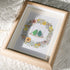 Birds On The Swing Sea Glass Framed Art - image 3