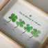 Four Leaf Clover Blessings Sea Glass Framed Art - image 3