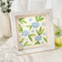 Blue Hydrangea Floral Sea Glass Framed Art - image 2