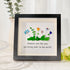 Flowers Are Like You Sea Glass Framed Art - Black - 8" X 8" - image 6