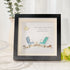 Beach Chairs Friends Sea Glass Framed Art - Black - 8" X 8" - image 6