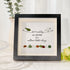 Our Friendship Is A Million Little Things Sea Glass Framed Art - Black - 8" X 8" - image 6