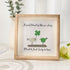 Four-leaf Clover Friendship Sea Glass Framed Art - Oak - 8" X 8" - image 6