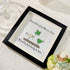 Four-leaf Clover Friendship Sea Glass Framed Art - image 3