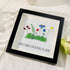 Mom Thanks For Helping Us Grow Sea Glass Framed Art - image 3