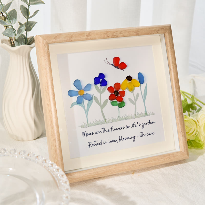 Moms Are Like Garden Sea Glass Framed Art - image 2
