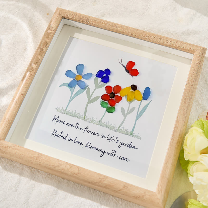 Moms Are Like Garden Sea Glass Framed Art - image 3