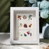 Lucky Charms Bring Fortune Sea Glass Framed Art - White - 8" X 6" - image 5