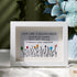 Live Like A Wildflower Quote Sea Glass Framed Art - White - 6" X 8" - image 6