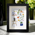 Cat And Greenhouse Sea Glass Framed Art - Black - 8" X 6" - image 6