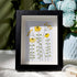 Sunflower Handmade Sea Glass Framed Art - Black - 8" X 6" - image 1