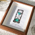 Life's Filled Hourglass Quote Sea Glass Framed Art - image 3
