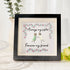 Always My Sister Forever My Friend Sea Glass Framed Art - Black - 8" X 8" - image 6