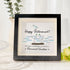Cheers And Happy Retirement Sea Glass Framed Art - Black - 8" X 8" - image 6