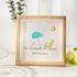 Retirement Beach Chair And Umbrella Sea Glass Framed Art - Oak - 8" X 8" - image 6