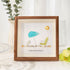 Retirement Beach Chair And Umbrella Sea Glass Framed Art - Walnut Brown - 8" X 8" - image 7