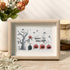 Happy Halloween Jack O Lantern And Ghost Sea Glass Framed Art - Oak - 6" X 8" - image 5