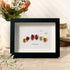 Fall In Love Autumn Trees Sea Glass Framed Art - Black - 6" X 8" - image 5