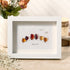 Fall In Love Autumn Trees Sea Glass Framed Art - White - 6" X 8" - image 6