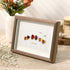 Fall In Love Autumn Trees Sea Glass Framed Art - image 1