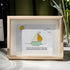 Delightful Sailboat Best Wish Sea Glass Framed Art - Oak - 6" X 8" - image 6