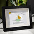 Delightful Sailboat Best Wish Sea Glass Framed Art - image 1