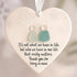 Friendship Gift Heart-Shaped Sea Glass Hanging Ornament - image 4