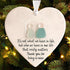 Friendship Gift Heart-Shaped Sea Glass Hanging Ornament - image 1